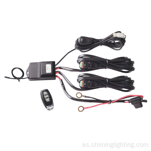 Arnés de cableado de control remoto de alta calidad 2 cuentas de luz RGB LECHES DE ROCA LED CON CONTROLER REMITOS